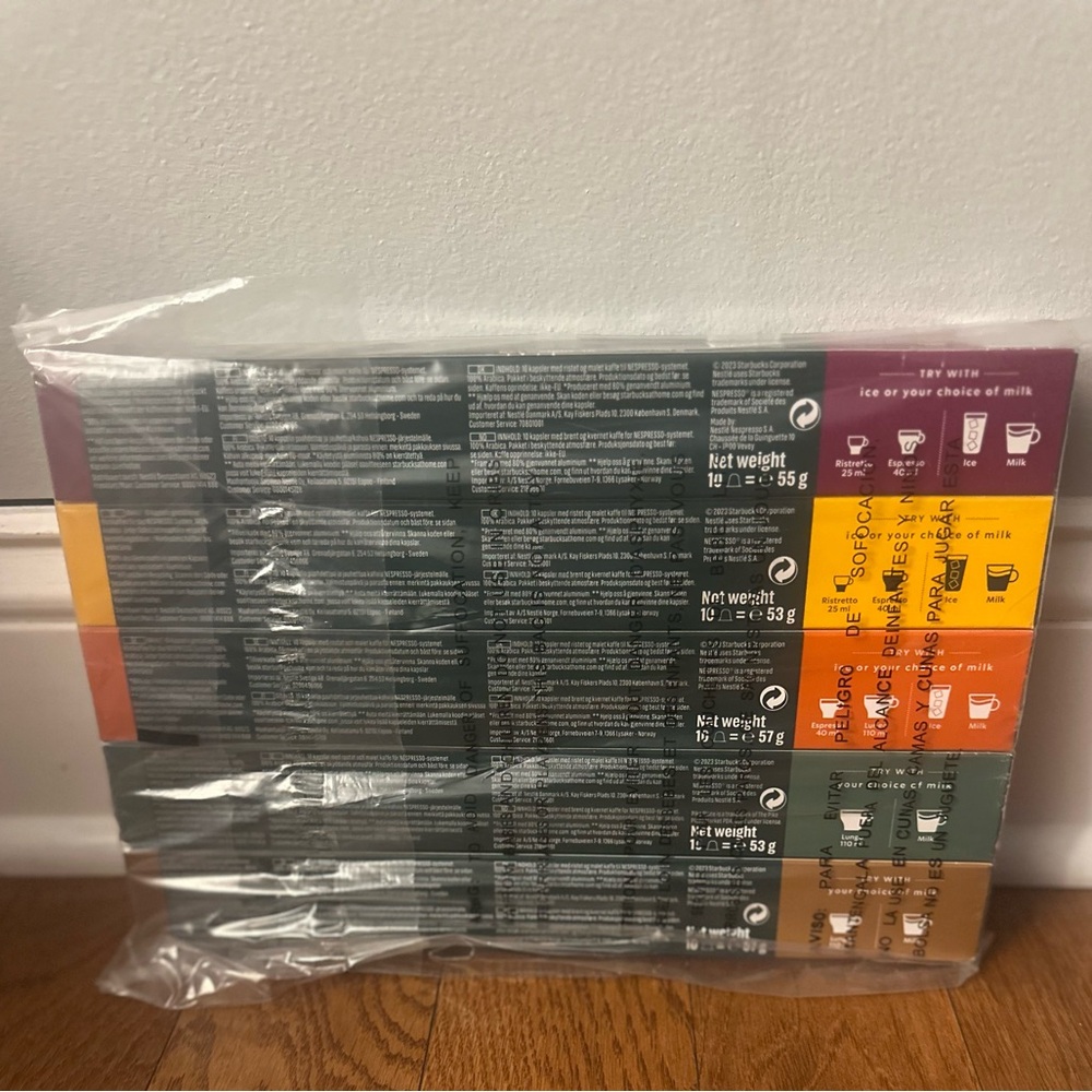 Starbucks by Nespresso OriginalLine Variety Pack (5 Boxes) – New - Picture 2 of 3